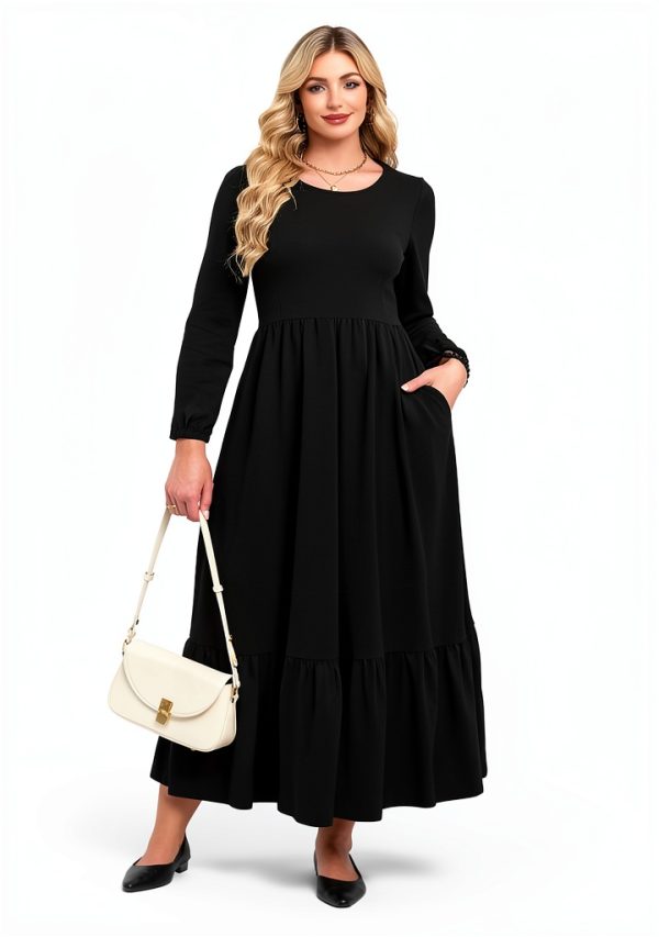 Maternity Casual Dress Cotton Blend Bump Friendly Womens-6