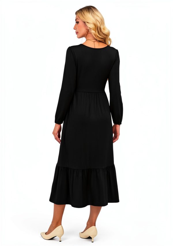 Maternity Casual Dress Cotton Blend Bump Friendly Womens-3