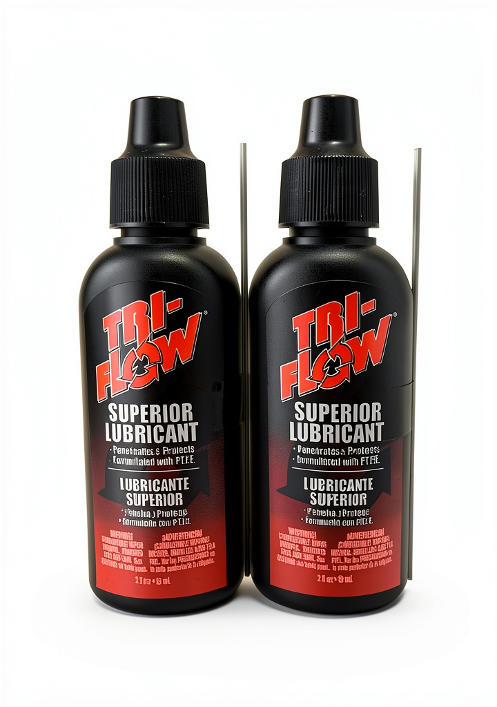 Installing Tri-Flow LTF21010C-2 2oz Penetrating Lubricant for Sewing, Guns, Bikes on a wooden desk