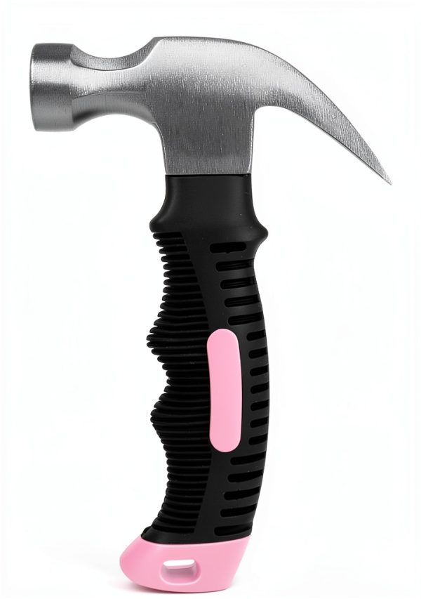 KURUI Pink Small Hammer 8oz Claw Tool for Picture Hanging-7