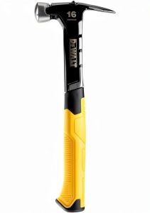 DEWALT DWT 16oz Steel Rip Claw Hammer - Alloy Steel, Durable Grip-0