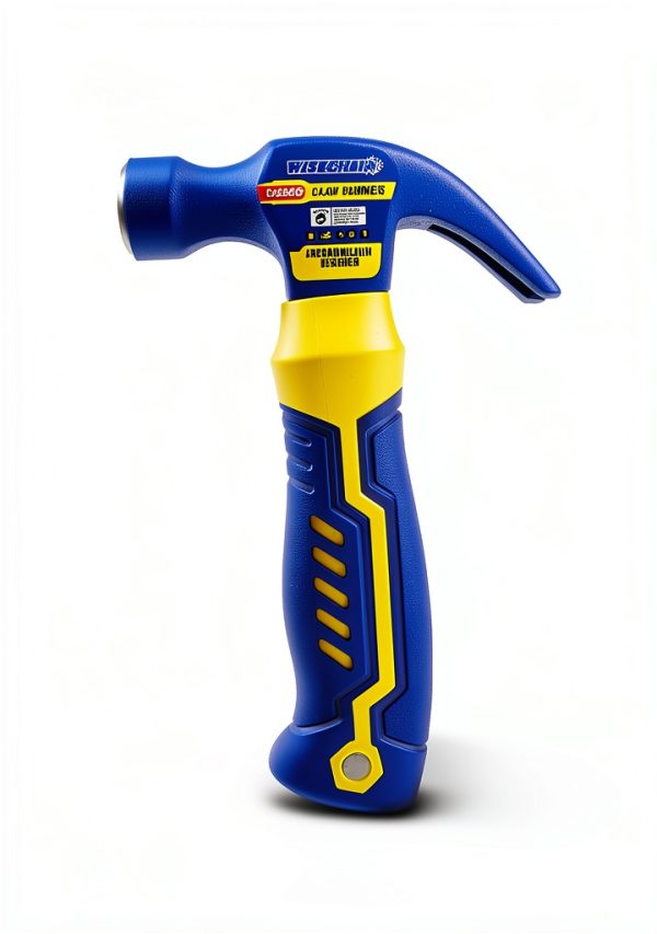 Small Claw Hammer 8 oz Wisechain – Anti‑Slip Grip, 45# Steel-1