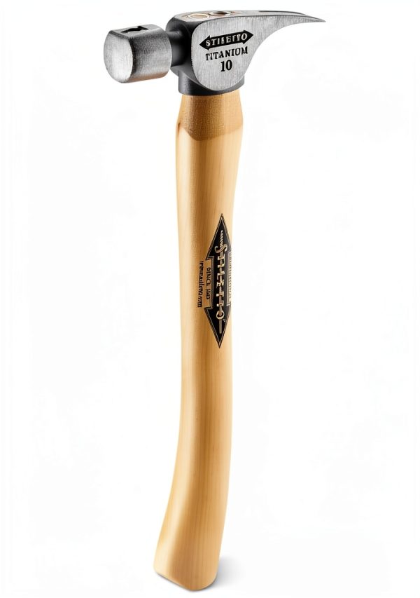 Stiletto FH10C Claw Hammer with Titanium 10oz Head Steel-0