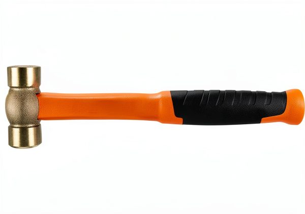 Performance Tool W1137 Solid Brass Hammer 16 oz Fiberglass Handle-1