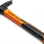 Klein Tools Straight-Claw Hammer 13-Inch 16oz Fiberglass Non-Slip Grip-0