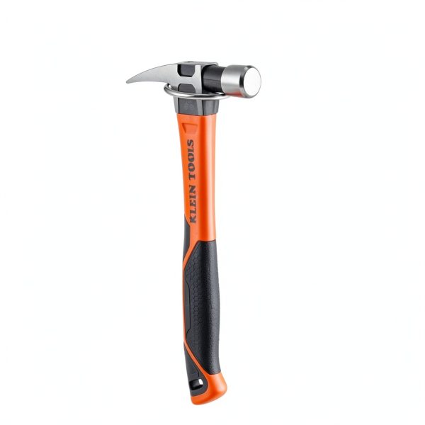 Klein Tools Straight-Claw Hammer 13-Inch 16oz Fiberglass Non-Slip Grip-6
