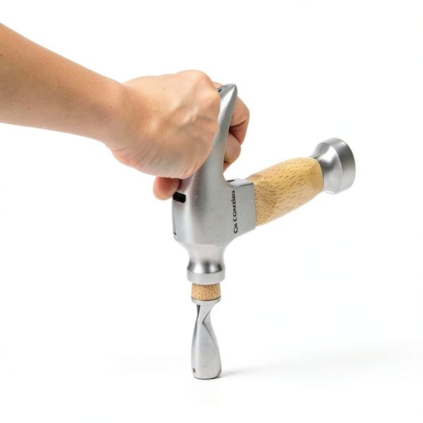 Claw Hammer Cor cordium 8oz Wood Handle Small Stubby Hammer for DIY-3