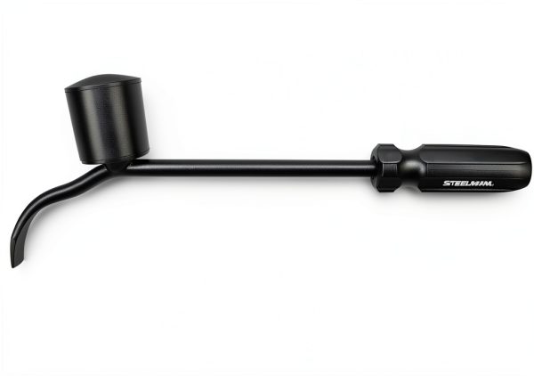 Hubcap Remover Tool Steelman 75031 Heavy-Duty Steel Rubber Hammer Face-1
