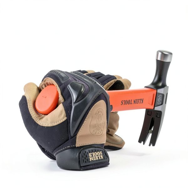 Klein Tools Straight-Claw Hammer 13-Inch 16oz Fiberglass Non-Slip Grip-1